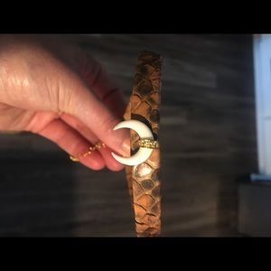 Jacquie Aiche Double Horn Python Choker Necklace